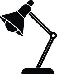 desk lamp icon vector illustration