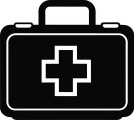 Obraz premium first aid kit icon vector illustration