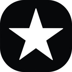 star app icon vector illustration