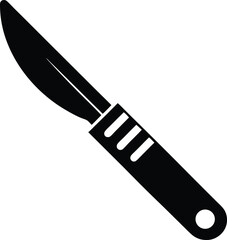 surgical scalpel icon vector illustration