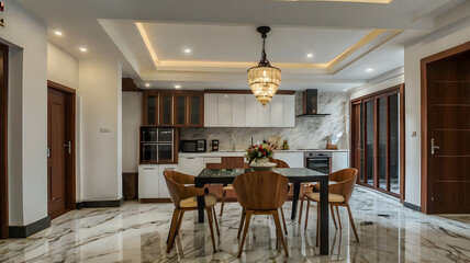 interior of a luxury home