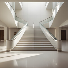 interior of modern office building