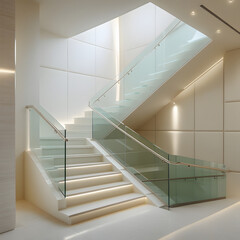 staircase in a modern house