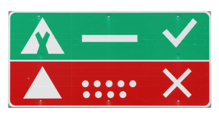 Isolated Sign with Symbols