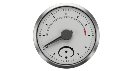 Isolated Round Pressure Gauge