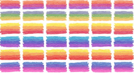 Colorful hand-drawn arrows pointing in different directions isolated on transparent background, ideal for illustrating choices, direction, options, and visual flow elements in design