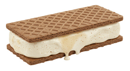 Isolated Ice Cream Sandwich