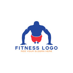 fitness gym logo design vector