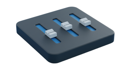 Isolated Equalizer with sliders