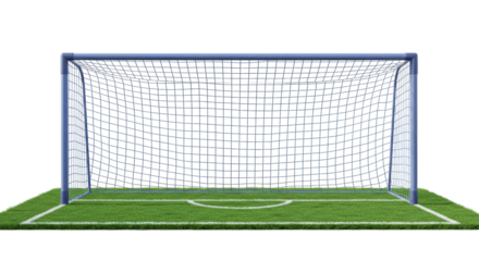 Isolated Soccer Goal