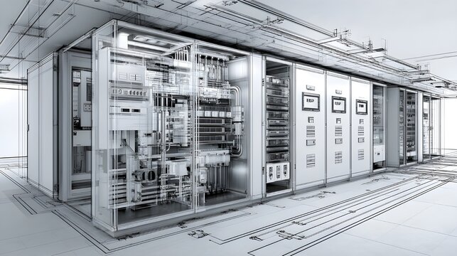 High-Voltage DC Rack Inside a Secure Vault Data Center for Reliable Power Management