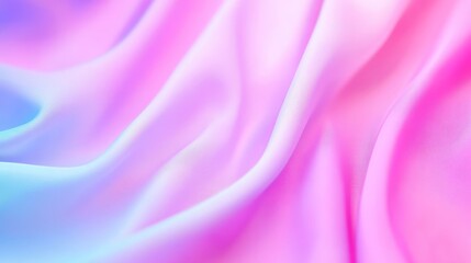 Obraz premium Soft Blush Pink Gradient Silk Drape - Elegant, soft, flowing, dreamy, and romantic. Symbolizing gentle grace, subtle beauty, delicate texture, and ethereal charm