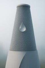 Metal structure for atmospheric water harvesting in an arid landscape during daylight