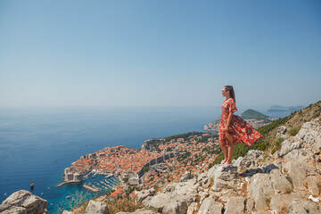 Experience the stunning view of Dubrovnik and the picturesque Adriatic Sea, truly breathtaking