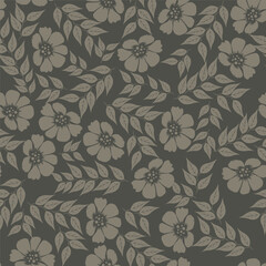 seamless pattern with leaves