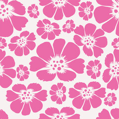 Seamless floral pattern, liberty ditsy print with small cute bouquets. Romantic botanical design with tiny hand drawn flowers, leaves on blue background. Trendy rustic print. Vector illustration.