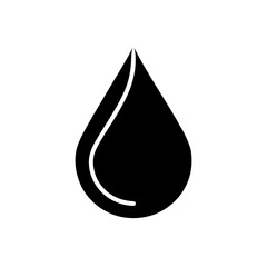 blood drop icon on white background  .svg