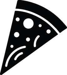 pizza slice icon vector illustration