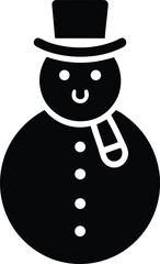 snowman icon vector illustration