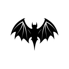 gargoyle wing silhouette on white background 