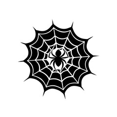 spider nest vector on white background 