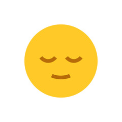 A happy yellow 3D smiley face icon with a wide smile expresses joy