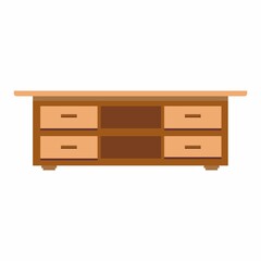 Chair TV Vector Icon