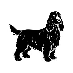 vector illustration of a dog