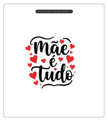 Lettering Dia das Mães para Composição