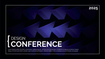 Business Design Conference. Abstract Event Background Banner. Tech Digital Webinar Template. Medical Science Forum Backdrop. Geometric Cover for Online Innovation Seminar. Computer BG Graphic Poster.