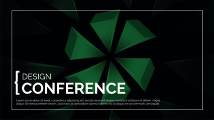 Business Design Conference. Abstract Event Background Banner. Tech Digital Webinar Template. Medical Science Forum Backdrop. Geometric Cover for Online Innovation Seminar. Computer BG Graphic Poster.