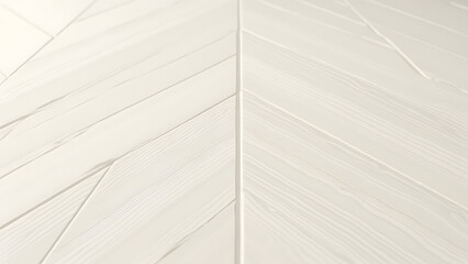 Double herringbone birch flooring with bleached finish, near-white tones, clean airy aesthetic, perfect symmetry, Scandinavian coastal design, seamless texture.