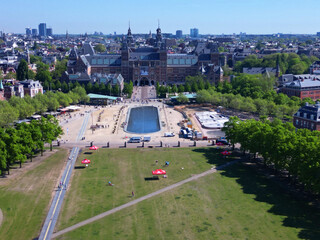 Rijksmuseum in 4K: Stunning Drone Footage of Dutch Architectural Grandeur.