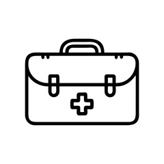 Icon of a doctorchest / first aid kit