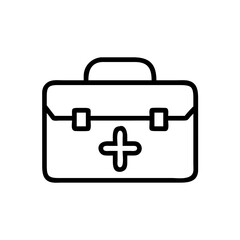 Icon of a doctorchest / first aid kit