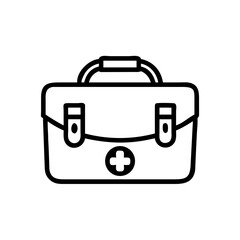 Icon of a doctorchest / first aid kit