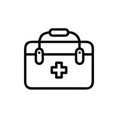 Icon of a doctorchest / first aid kit