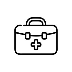 Icon of a doctorchest / first aid kit