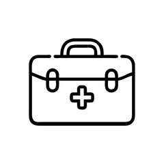 Icon of a doctorchest / first aid kit