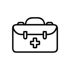 Icon of a doctorchest / first aid kit