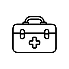 Icon of a doctorchest / first aid kit