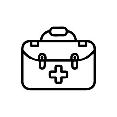 Icon of a doctorchest / first aid kit