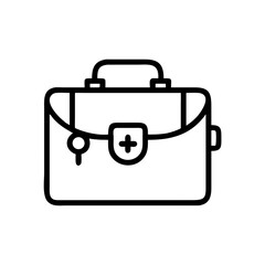 Icon of a doctorchest / first aid kit