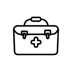 Icon of a doctorchest / first aid kit