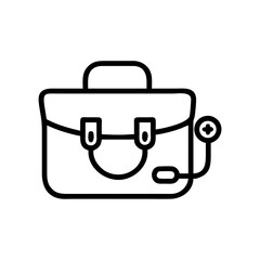 Icon of a doctorchest / first aid kit