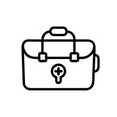 Icon of a doctorchest / first aid kit