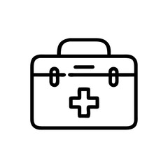 Icon of a doctorchest / first aid kit