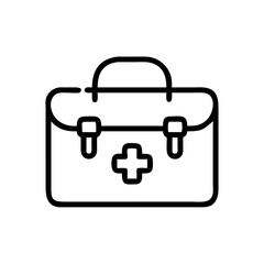 Icon of a doctorchest / first aid kit