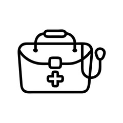 Icon of a doctorchest / first aid kit