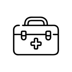 Icon of a doctorchest / first aid kit